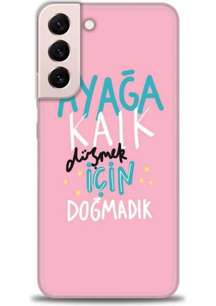 Samsung Galaxy S22 Plus Hd Baskılı Kılıf + Seramik Tam Kaplayan Ekran Koruyucu 161