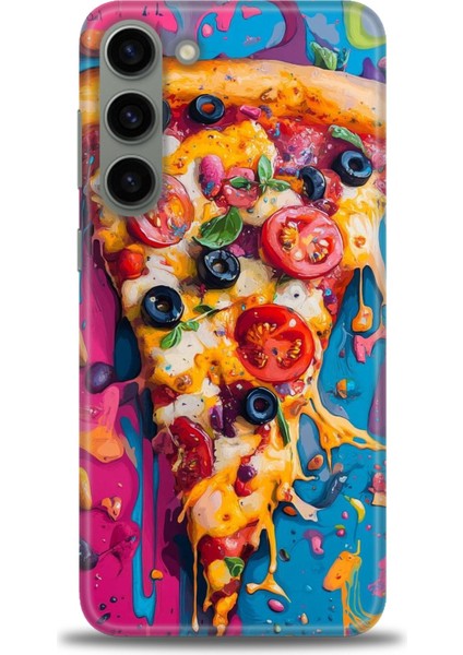 Samsung Galaxy S23 Plus Hd Baskılı Kılıf + Seramik Tam Kaplayan Ekran Koruyucu 450