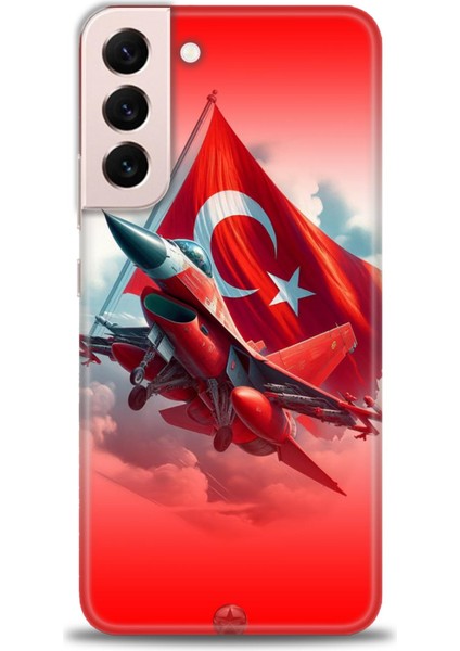 Samsung Galaxy S22 Plus Hd Baskılı Kılıf + Seramik Tam Kaplayan Ekran Koruyucu 38