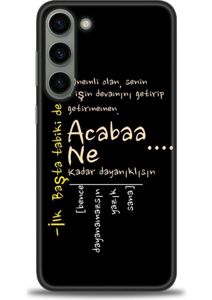 Samsung Galaxy S23 Plus Hd Baskılı Kılıf + Seramik Tam Kaplayan Ekran Koruyucu 393