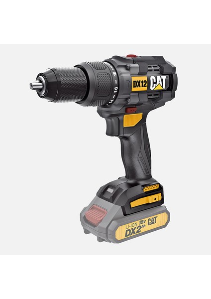 DX12B 18VOLT Kömürsüz Profesyonel Şarjlı Darbeli Matkap(Akü ve Şarj Cihazı Dahil Değildir.)
