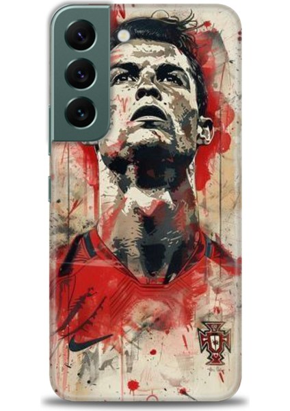 Samsung Galaxy S22 Hd Baskılı Kılıf + Seramik Tam Kaplayan Ekran Koruyucu 5