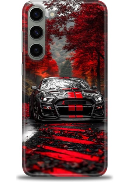 Samsung Galaxy S23 Plus Hd Baskılı Kılıf + Seramik Tam Kaplayan Ekran Koruyucu 490