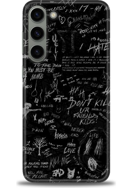 Samsung Galaxy S23 Plus Hd Baskılı Kılıf + Seramik Tam Kaplayan Ekran Koruyucu 202