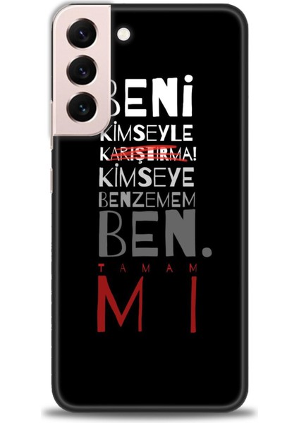 Samsung Galaxy S22 Plus Hd Baskılı Kılıf + Seramik Tam Kaplayan Ekran Koruyucu 396