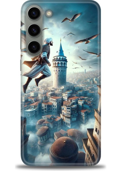 Samsung Galaxy S23 Plus Hd Baskılı Kılıf + Seramik Tam Kaplayan Ekran Koruyucu 224