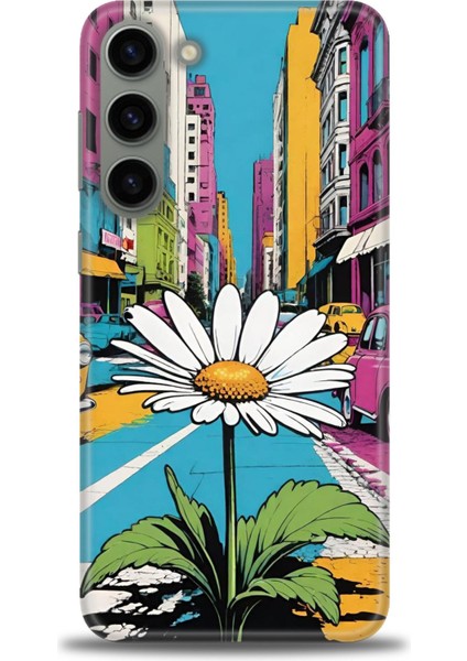 Samsung Galaxy S23 Plus Hd Baskılı Kılıf + Seramik Tam Kaplayan Ekran Koruyucu 443
