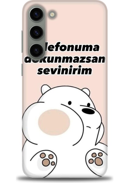 Samsung Galaxy S23 Plus Hd Baskılı Kılıf + Seramik Tam Kaplayan Ekran Koruyucu 158