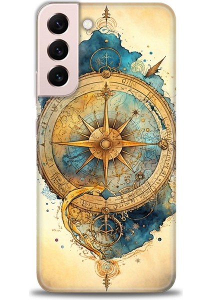 Samsung Galaxy S22 Plus Hd Baskılı Kılıf + Seramik Tam Kaplayan Ekran Koruyucu 89