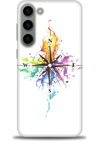 Samsung Galaxy S23 Plus Hd Baskılı Kılıf + Seramik Tam Kaplayan Ekran Koruyucu 88