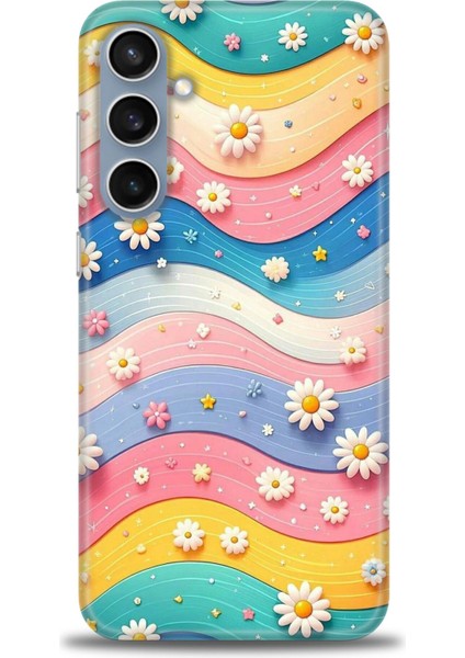 Samsung Galaxy S24 Fe Hd Baskılı Kılıf + Seramik Tam Kaplayan Ekran Koruyucu 418