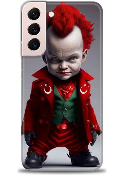 Samsung Galaxy S22 Plus Hd Baskılı Kılıf + Seramik Tam Kaplayan Ekran Koruyucu 248