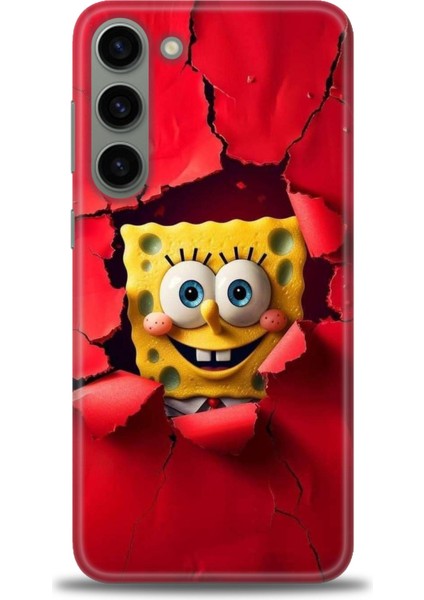 Samsung Galaxy S23 Plus Hd Baskılı Kılıf + Seramik Tam Kaplayan Ekran Koruyucu 458