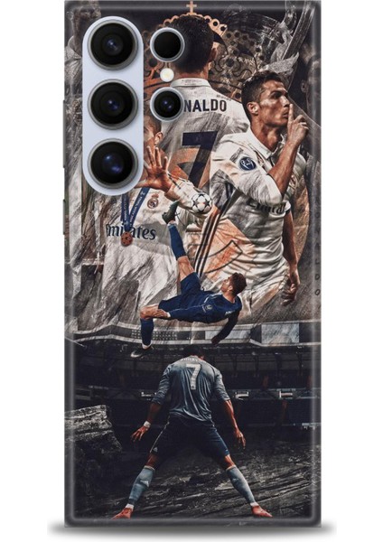 Samsung Galaxy S24 Ultra Hd Baskılı Kılıf + Seramik Tam Kaplayan Ekran Koruyucu 10