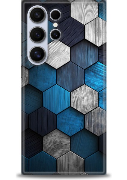Samsung Galaxy S24 Ultra Hd Baskılı Kılıf + Seramik Tam Kaplayan Ekran Koruyucu 323