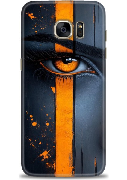 Samsung Galaxy S7 Edge Hd Baskılı Kılıf + Seramik Tam Kaplayan Ekran Koruyucu 142