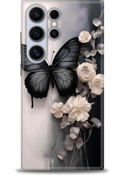 Samsung Galaxy S24 Ultra Hd Baskılı Kılıf + Seramik Tam Kaplayan Ekran Koruyucu 148