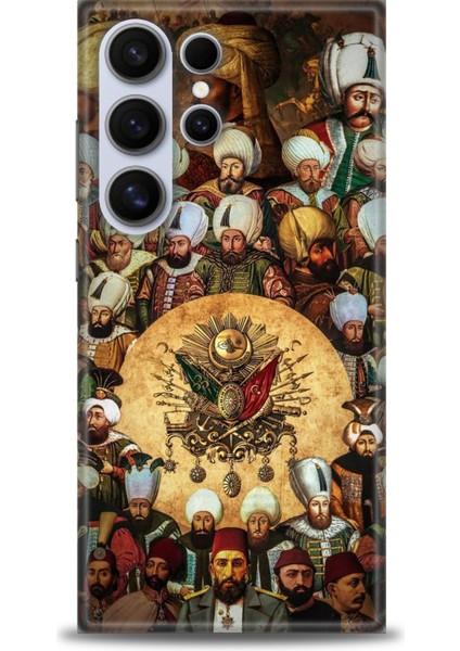 Samsung Galaxy S24 Ultra Hd Baskılı Kılıf + Seramik Tam Kaplayan Ekran Koruyucu 468