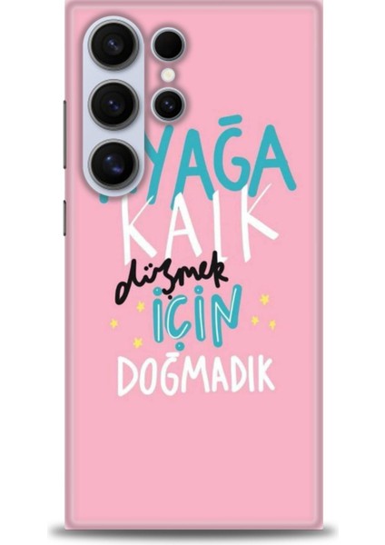 Samsung Galaxy S24 Ultra Hd Baskılı Kılıf + Seramik Tam Kaplayan Ekran Koruyucu 161