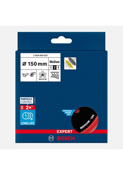 Exp Zımpara Tabanı Cd-O 150 mm Get 75-150