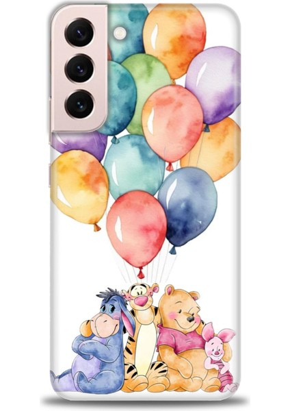 Samsung Galaxy S22 Plus Hd Baskılı Kılıf + Seramik Tam Kaplayan Ekran Koruyucu 60