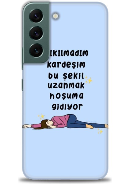 Samsung Galaxy S22 Hd Baskılı Kılıf + Seramik Tam Kaplayan Ekran Koruyucu 169