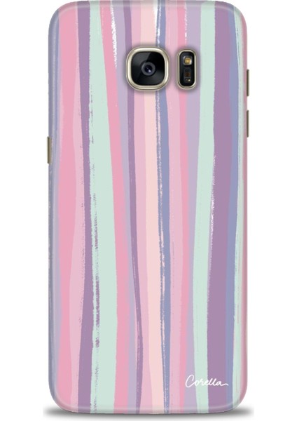 Samsung Galaxy S7 Edge Hd Baskılı Kılıf + Seramik Tam Kaplayan Ekran Koruyucu 426