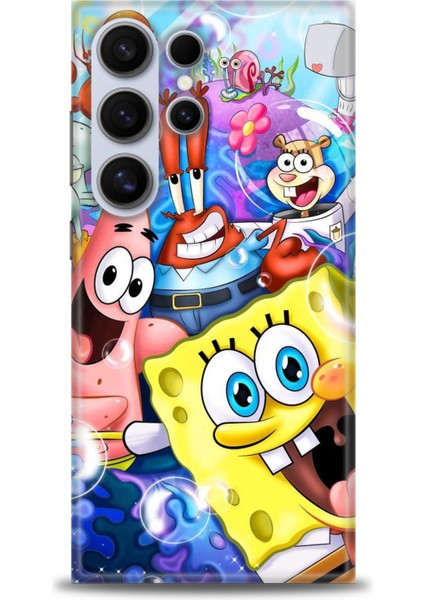 Samsung Galaxy S24 Ultra Hd Baskılı Kılıf + Seramik Tam Kaplayan Ekran Koruyucu 455