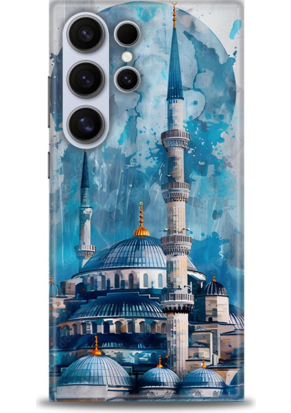 Samsung Galaxy S24 Ultra Hd Baskılı Kılıf + Seramik Tam Kaplayan Ekran Koruyucu 228