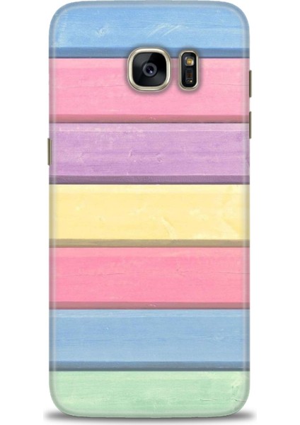 Samsung Galaxy S7 Edge Hd Baskılı Kılıf + Seramik Tam Kaplayan Ekran Koruyucu 431