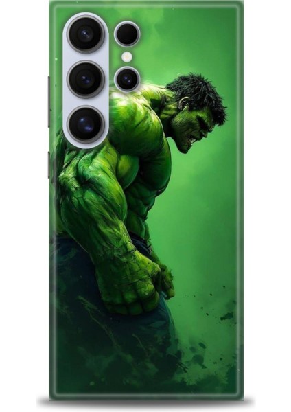 Samsung Galaxy S24 Ultra Hd Baskılı Kılıf + Seramik Tam Kaplayan Ekran Koruyucu 96