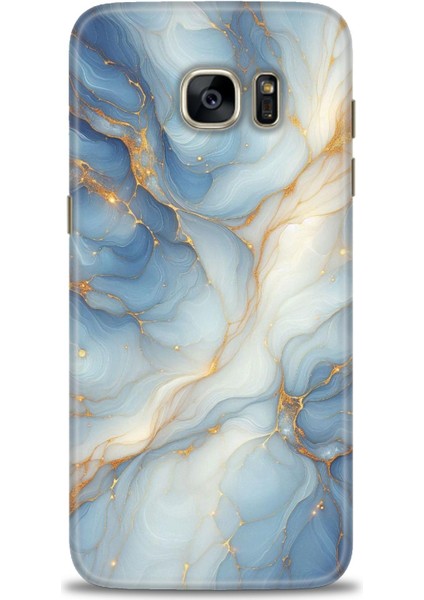 Samsung Galaxy S7 Edge Hd Baskılı Kılıf + Seramik Tam Kaplayan Ekran Koruyucu 318