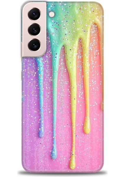 Samsung Galaxy S22 Plus Hd Baskılı Kılıf + Seramik Tam Kaplayan Ekran Koruyucu 414