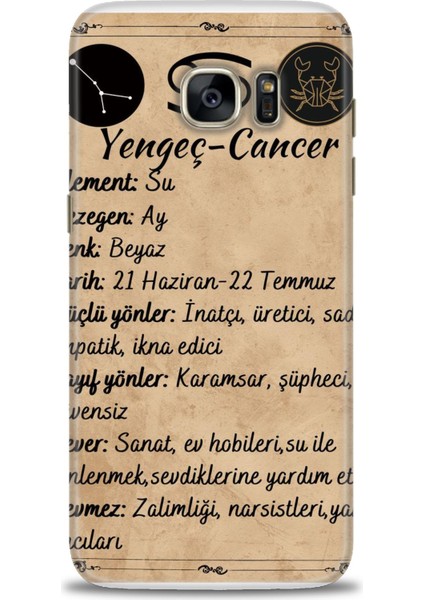 Samsung Galaxy S7 Edge Hd Baskılı Kılıf + Seramik Tam Kaplayan Ekran Koruyucu 480