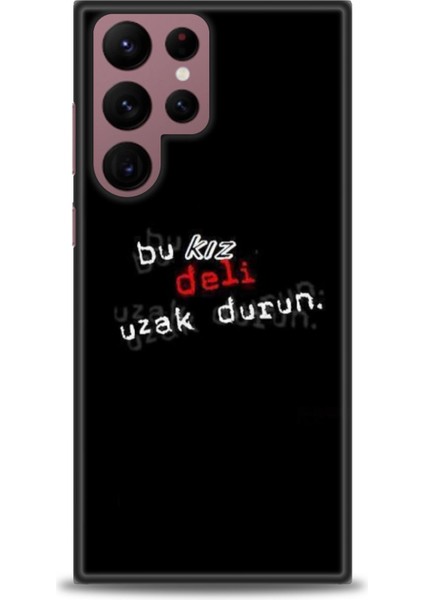 Samsung Galaxy S22 Ultra Hd Baskılı Kılıf + Seramik Tam Kaplayan Ekran Koruyucu 398