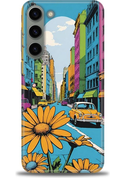Samsung Galaxy S23 Plus Hd Baskılı Kılıf + Seramik Tam Kaplayan Ekran Koruyucu 449