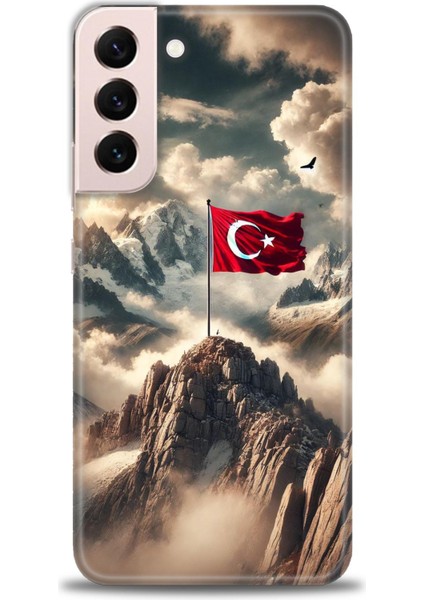 Samsung Galaxy S22 Plus Hd Baskılı Kılıf + Seramik Tam Kaplayan Ekran Koruyucu 34
