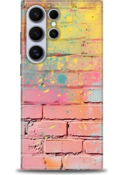 Samsung Galaxy S24 Ultra Hd Baskılı Kılıf + Seramik Tam Kaplayan Ekran Koruyucu 432