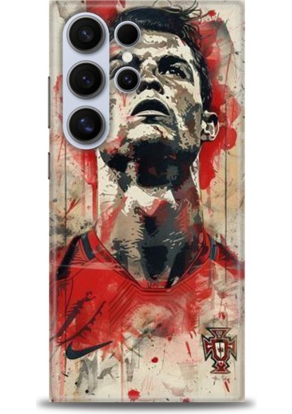 Samsung Galaxy S24 Ultra Hd Baskılı Kılıf + Seramik Tam Kaplayan Ekran Koruyucu 5