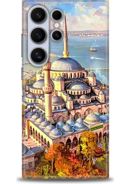 Samsung Galaxy S24 Ultra Hd Baskılı Kılıf + Seramik Tam Kaplayan Ekran Koruyucu 226