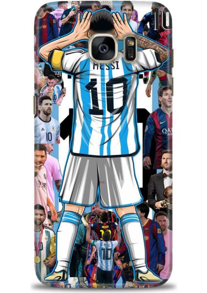 Samsung Galaxy S7 Edge Hd Baskılı Kılıf + Seramik Tam Kaplayan Ekran Koruyucu 17