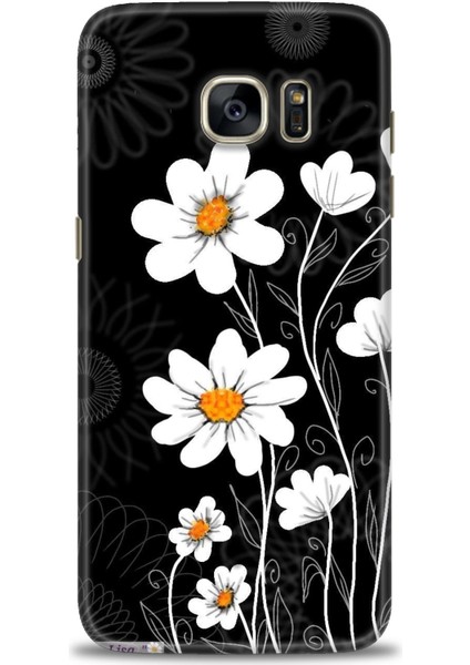 Samsung Galaxy S7 Edge Hd Baskılı Kılıf + Seramik Tam Kaplayan Ekran Koruyucu 133