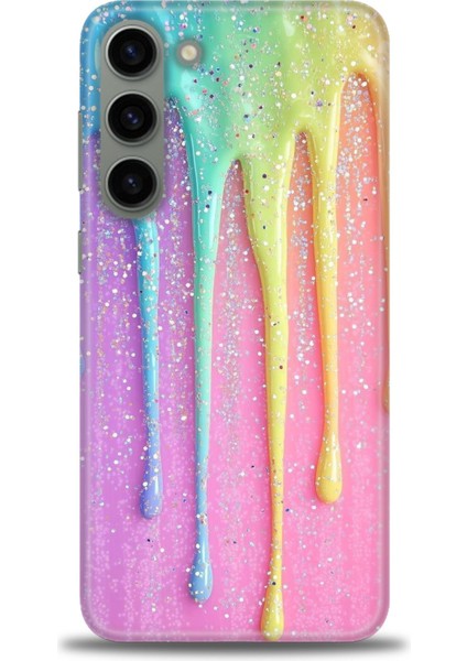 Samsung Galaxy S23 Plus Hd Baskılı Kılıf + Seramik Tam Kaplayan Ekran Koruyucu 414
