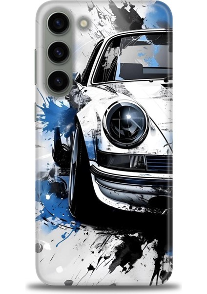Samsung Galaxy S23 Plus Hd Baskılı Kılıf + Seramik Tam Kaplayan Ekran Koruyucu 487