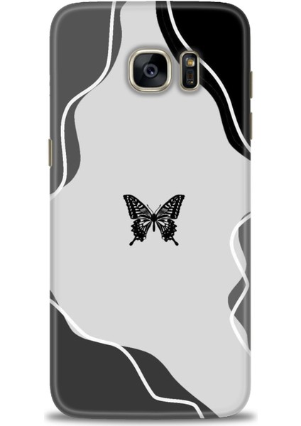 Samsung Galaxy S7 Edge Hd Baskılı Kılıf + Seramik Tam Kaplayan Ekran Koruyucu 186