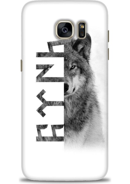 Samsung Galaxy S7 Edge Hd Baskılı Kılıf + Seramik Tam Kaplayan Ekran Koruyucu 469