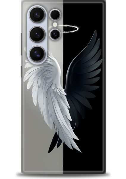 Samsung Galaxy S24 Ultra Hd Baskılı Kılıf + Seramik Tam Kaplayan Ekran Koruyucu 146