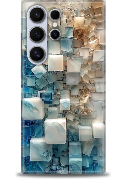 Samsung Galaxy S24 Ultra Hd Baskılı Kılıf + Seramik Tam Kaplayan Ekran Koruyucu 326