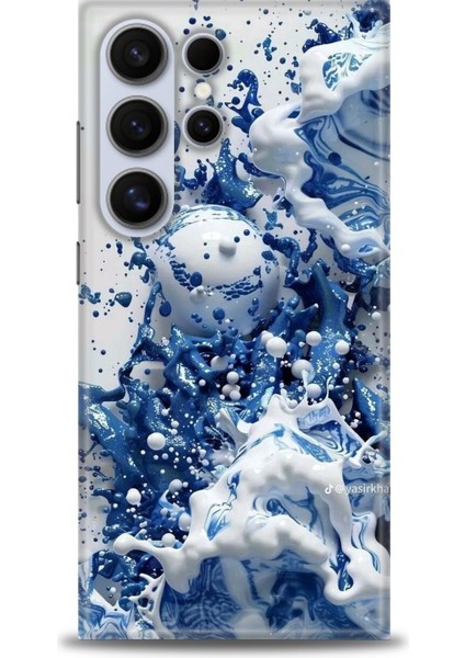 Samsung Galaxy S24 Ultra Hd Baskılı Kılıf + Seramik Tam Kaplayan Ekran Koruyucu 327