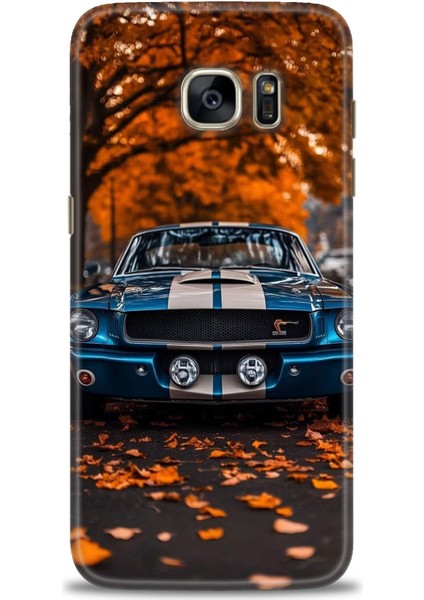 Samsung Galaxy S7 Edge Hd Baskılı Kılıf + Seramik Tam Kaplayan Ekran Koruyucu 103